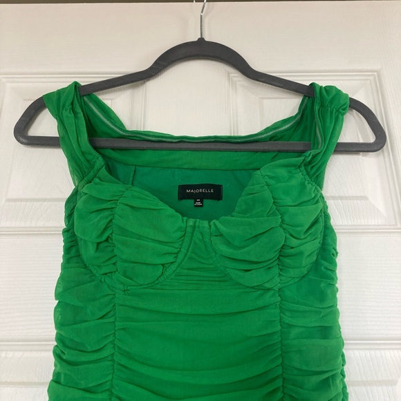 Majorelle Tabitha Midi Dress in Kelly Green - size XXS - Picture 5 of 6